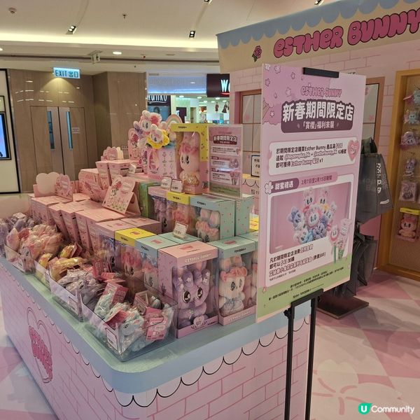 農曆新年情人節好去處💞Esther Bunny新春櫻花鐵道