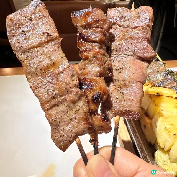 人氣爆燈串燒店🍡🍢有驚喜😍豚肉日本蘋果卷🍎