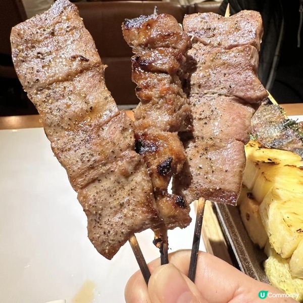 人氣爆燈串燒店🍡🍢有驚喜😍豚肉日本蘋果卷🍎