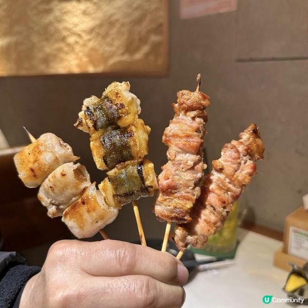 人氣爆燈串燒店🍡🍢有驚喜😍豚肉日本蘋果卷🍎