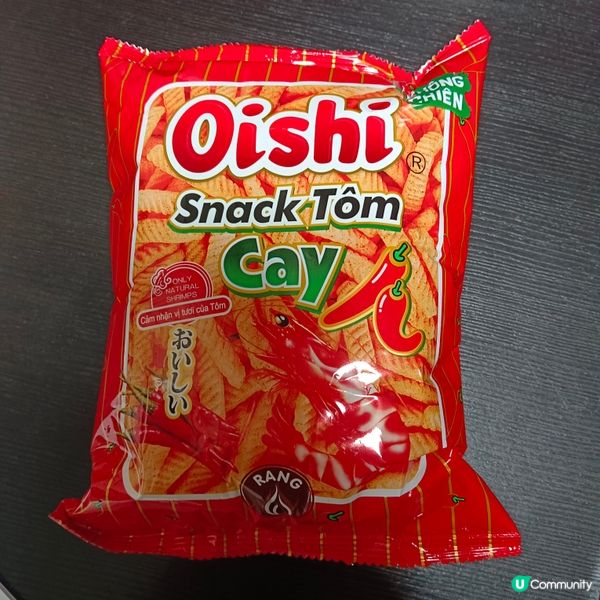 Oishi蝦條（紅色/綠色）