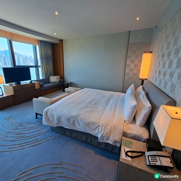 ✨staycation推介☺️五星級嘉里酒店😍超豪華海景房