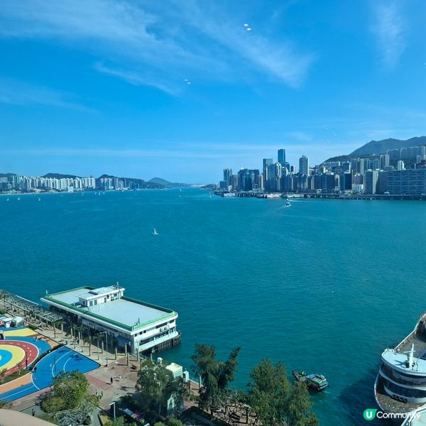 ✨staycation推介☺️五星級嘉里酒店😍超豪華海景房