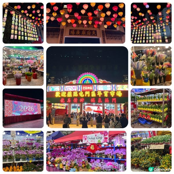 年廿九著短袖去行年宵花市🌸