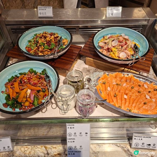 ✨香港五星級嘉里酒店🥳大灣咖啡廳晚市自助餐💯海洋珍饈盛宴