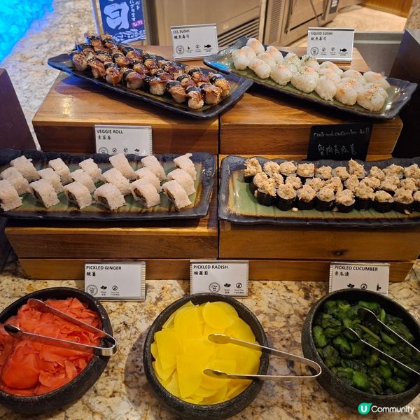 ✨香港五星級嘉里酒店🥳大灣咖啡廳晚市自助餐💯海洋珍饈盛宴