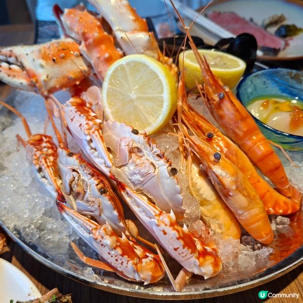 ✨香港五星級嘉里酒店🥳大灣咖啡廳晚市自助餐💯海洋珍饈盛宴