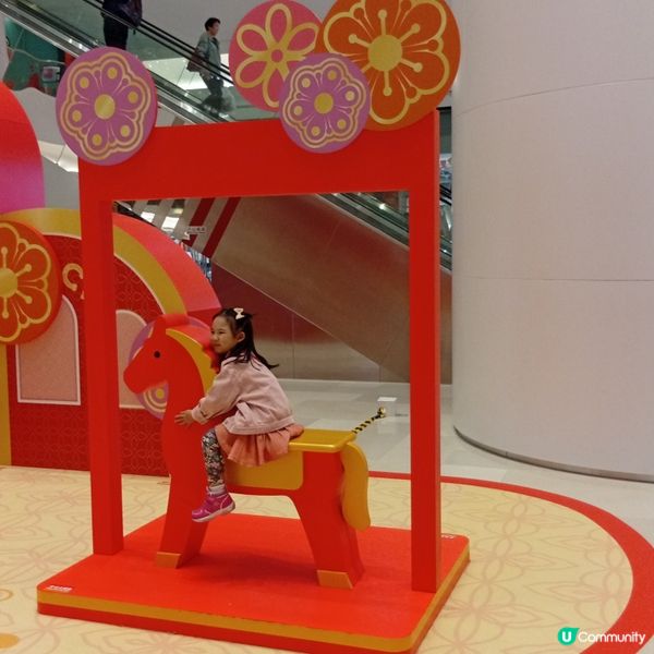 萌馬現身西寶城！新春好運到🧧✨