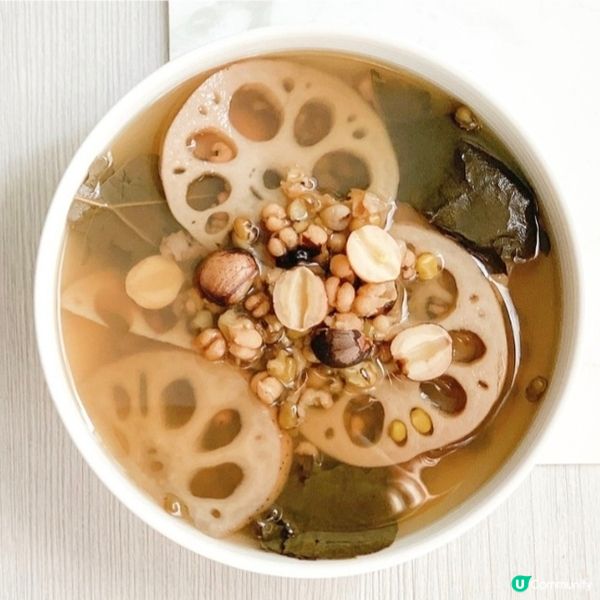 蓮藕綠豆薏仁湯
