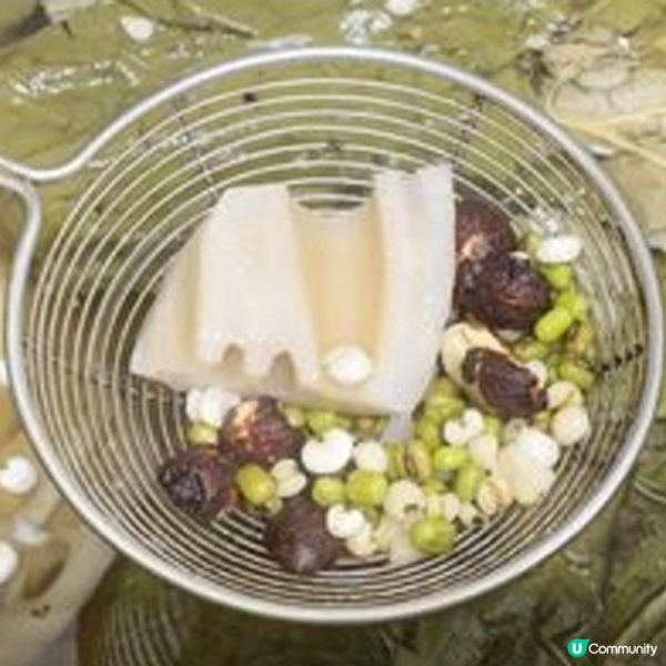 蓮藕綠豆薏仁湯
