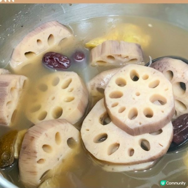 補腎｜素湯|  蓮藕栗子合桃湯