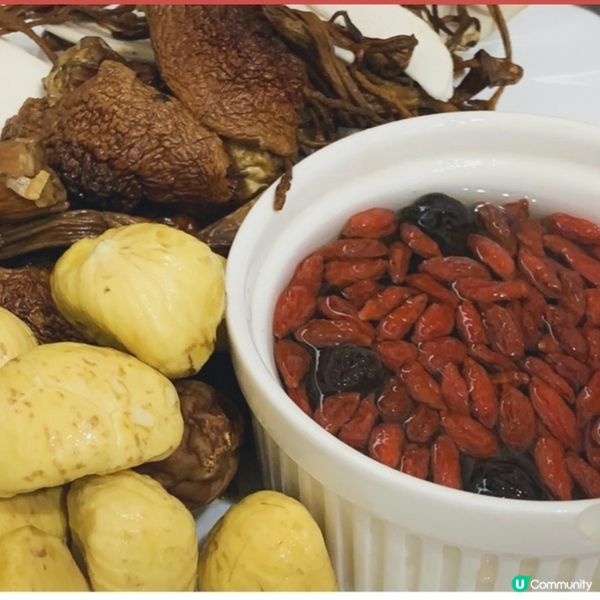 補腎：姬松茸蟲草花栗子湯