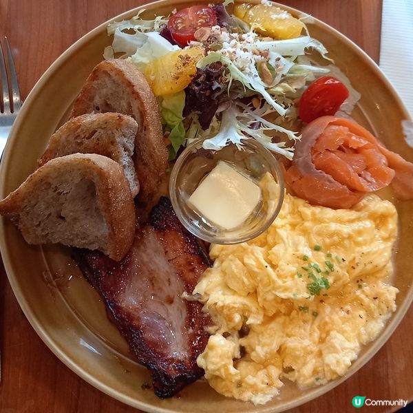 全日早餐。Black sugar