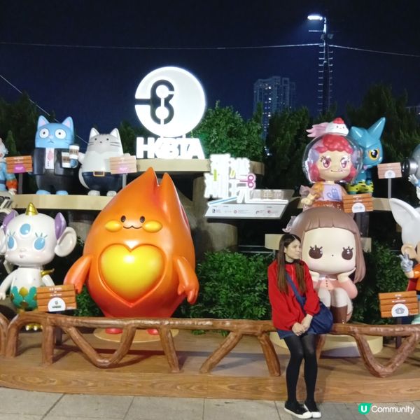潮玩嘉年華：4米高IP公仔打卡！🤩🧸