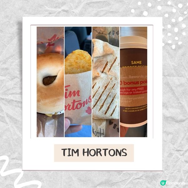 ✈️溫哥華。Tim Hortons