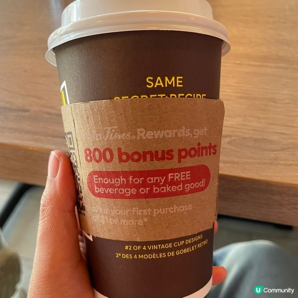 ✈️溫哥華。Tim Hortons