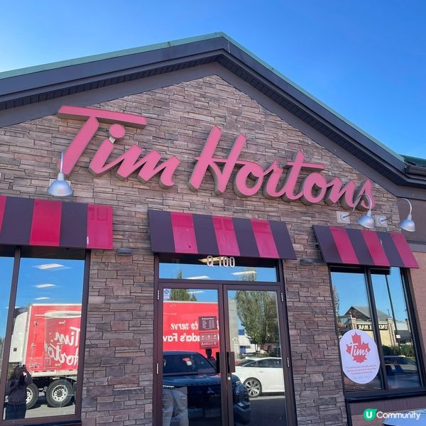 ✈️溫哥華。Tim Hortons