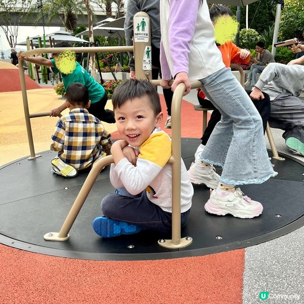 奧運站新公園🎮！38米繩網挑戰！🚀