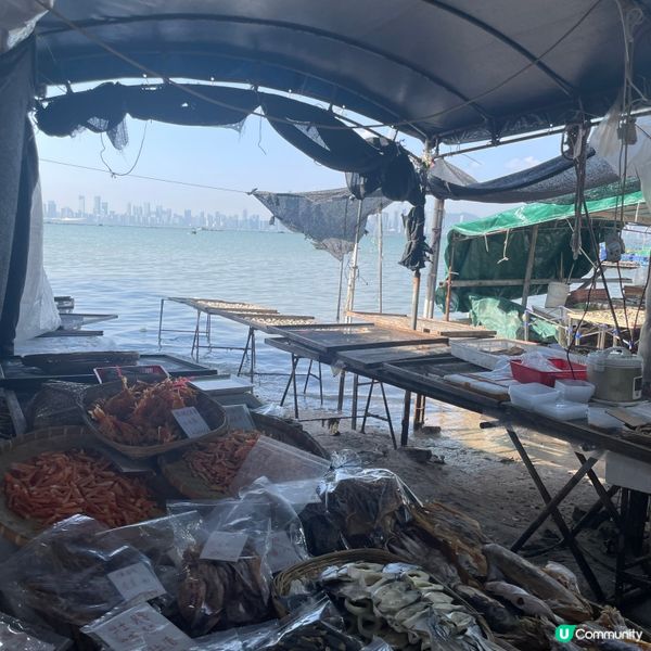 週末寧靜休閒的地方-流浮山