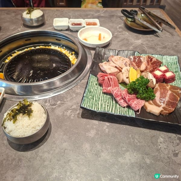 ✨啟德Airside韓國釜山高人氣燒肉店💕午市二人燒烤套餐