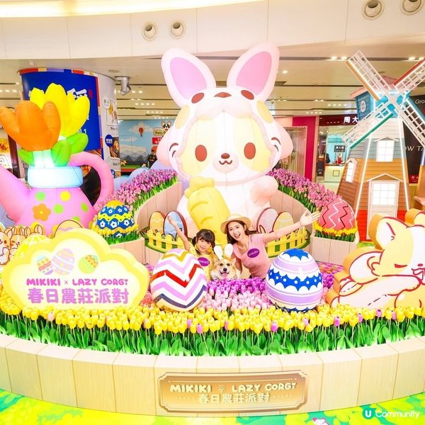 全港首個「Lazy Corgi春日農莊派對」登陸Mikiki