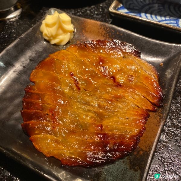 高人氣串燒店🍢燒六頭鮑魚伴一口鮑肝醬飯