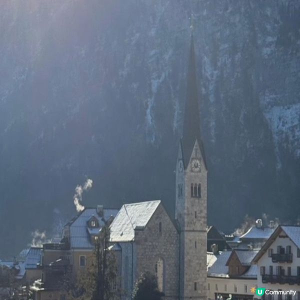 歐洲聖誕🇨🇦哈爾施塔特雪景太美！😍