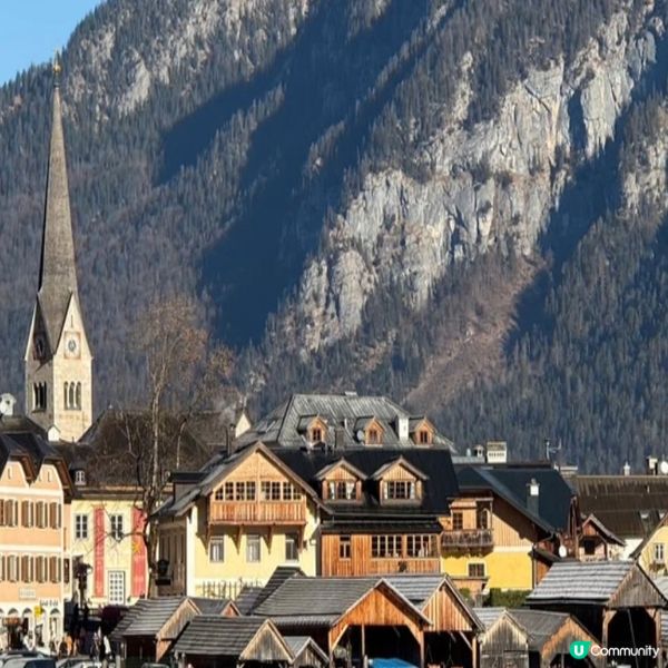 歐洲聖誕🇨🇦哈爾施塔特雪景太美！😍