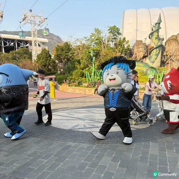 親子活動：海洋公園睇熊貓 家姐細佬😍🐼