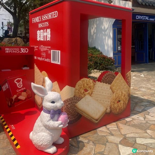 復活兔嚟昂坪！🐰🇭🇰