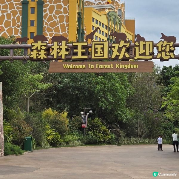 清遠長隆森林王國🐒🐴🐆🦓🦬🐘🦒