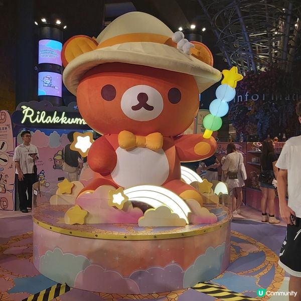 人山人海萬人齊撐💓🐻 鬆弛熊@朗豪坊