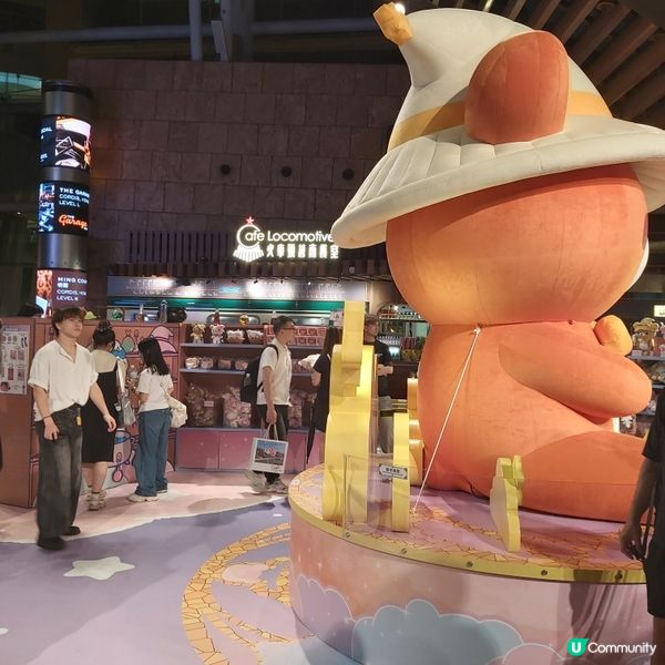 人山人海萬人齊撐💓🐻 鬆弛熊@朗豪坊