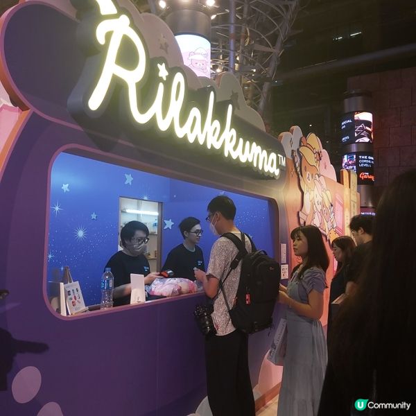 人山人海萬人齊撐💓🐻 鬆弛熊@朗豪坊