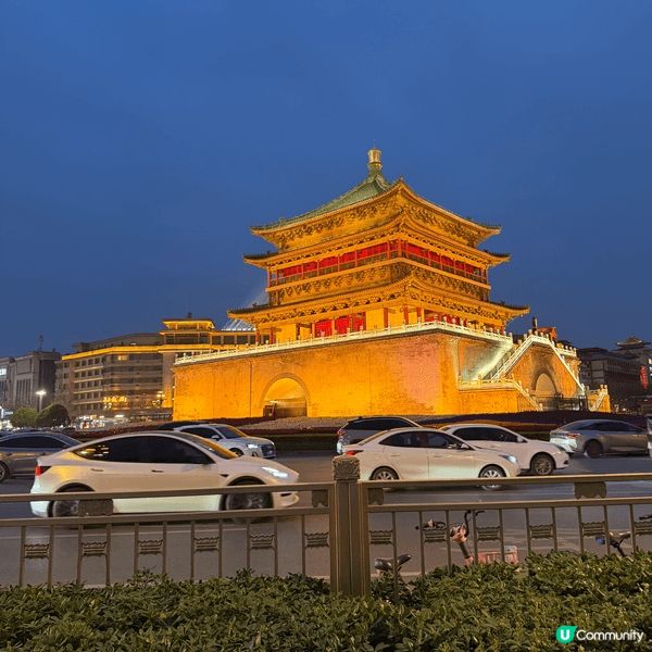 西安慢活之旅！ 大明宮宴，大推坐第一行，近距離欣賞表演。 當...