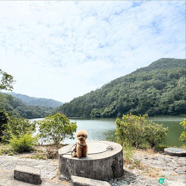 圖1、2是粉嶺流水響，空氣清新！風景如畫！