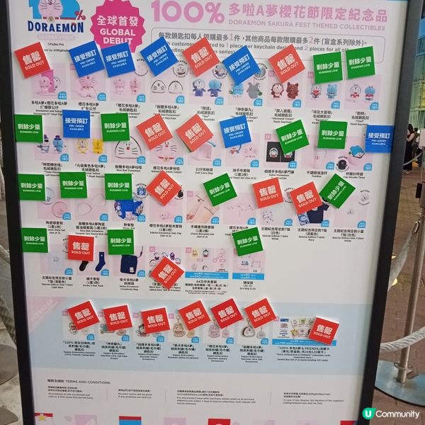100%多啦A夢櫻花節🌸掃貨必去！🛍️