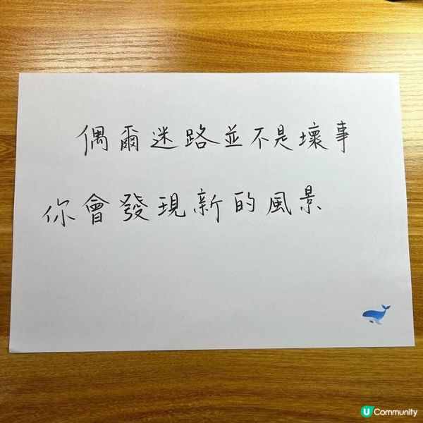 心靈佳句系列 - 偶爾迷路並不是壞事，你會發現新的風景