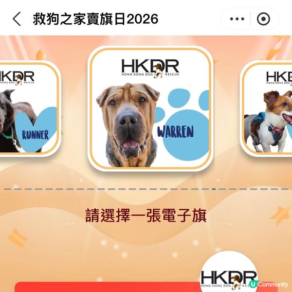 原來支付寶都可以賣旗，一齊撐「救狗之家」賣旗日