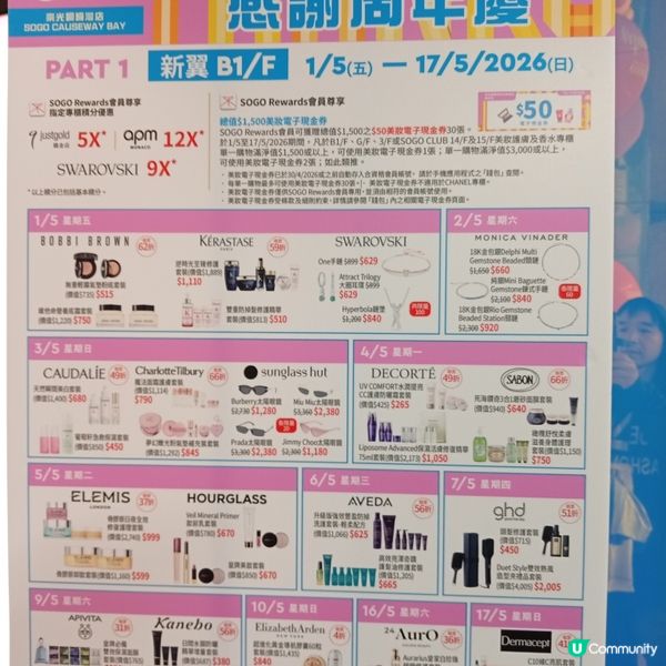 夏日換季血拼，去崇光百貨搶購！🛍️☀️