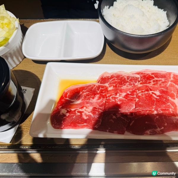 一人燒肉餐＄44起兼免費追加白飯😍