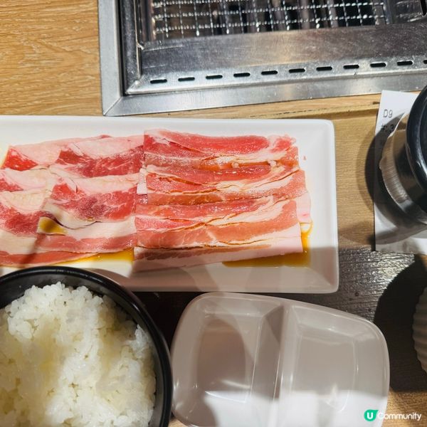 一人燒肉餐＄44起兼免費追加白飯😍