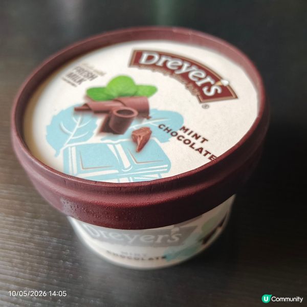 Dreyer's杯裝雪糕（薄荷朱古力/開心果味）