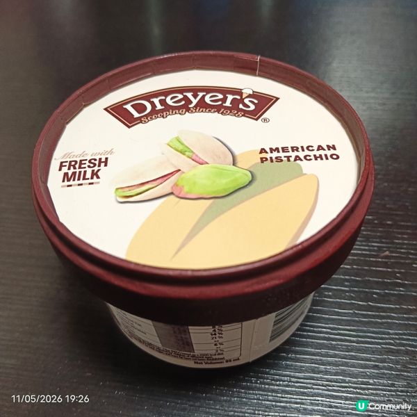Dreyer's杯裝雪糕（薄荷朱古力/開心果味）