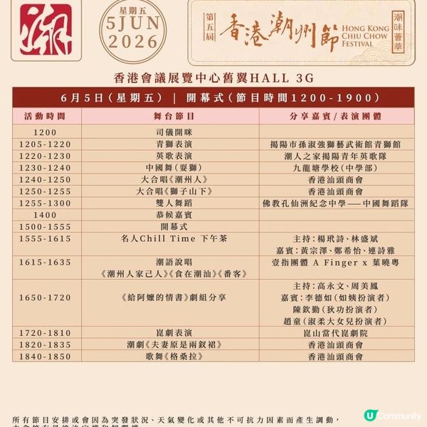 香港潮州節今日登場