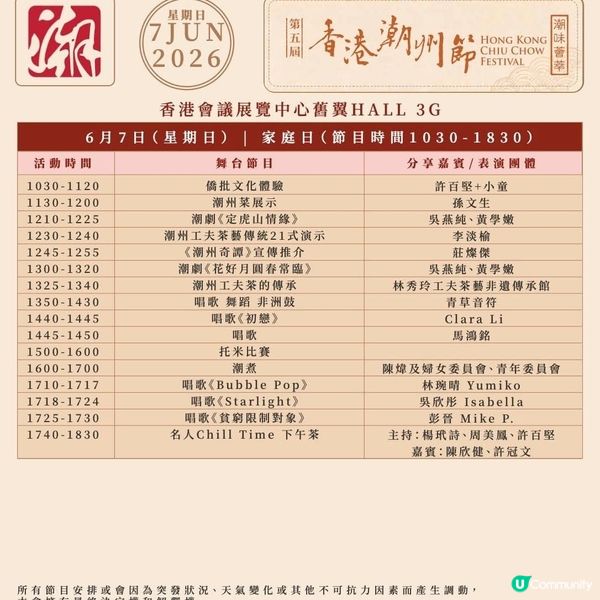 香港潮州節今日登場