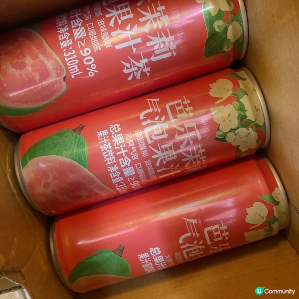 山姆必買消暑神飲！芭樂茉莉氣泡果汁茶🥤