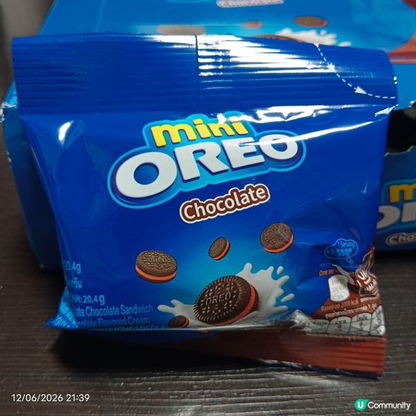 Mini Oreo (係朱古力味嘅餡呀）