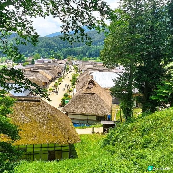江戶時代建築風情📍大內宿！秒返昭和日本！🇯🇵✨