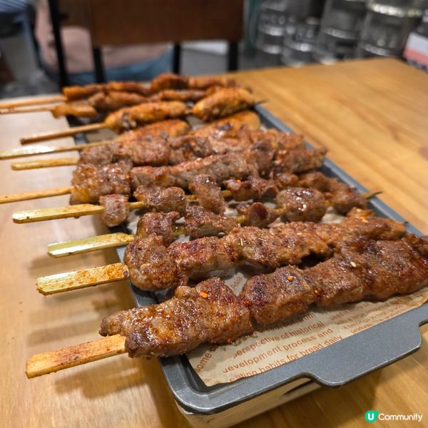旺角串燒陣🍻啖啖肉！